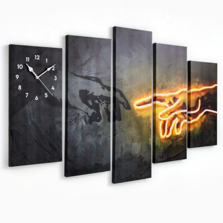 Carty watch Wall Modular "Hands", silent, 80 x 140 cm-3