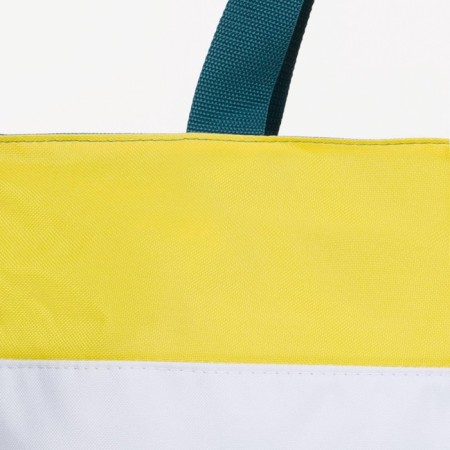 Bag beach on lightning, green/white/yellow color-3