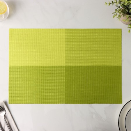 Serving napkin on the table "mood", 45 × 30 cm, green color-3