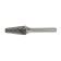 Bordra tundra Type l conical with a rounding of 14 degrees, 12 x 28 mm, shank 6 mm