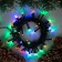 Garland "thread" 5 m, IP20, dark thread, 50 LED, glow of multi, 8 modes, 220 V