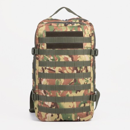 Tactical backpack, TAIF, 30 l, lightning department, external pocket, camouflage color/beige-2