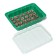 Mini-Pirate for seedlings: coconut tablet D = 3 cm (24 pcs.), Greenhouse 25 × 17.5 cm, jiffy