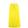 Carnival cloak for children, plush lemon, length 95 cm