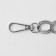 A chain for a bag, with carbines, metal, double, 19 × 14 mm, 60 cm, silver color