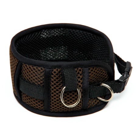 The collar breathing for dogs of medium and large breeds, size l, 43-68 x 7 cm, khaki-6