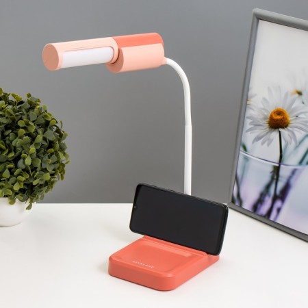 Lancer table lamp LED 3.5W USB AKB Red-pink 11x15x45 cm Risalux-7