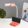 Lancer table lamp LED 3.5W USB AKB Red-pink 11x15x45 cm Risalux