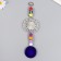 Suspension from the evil eye "openwork medallion" 23.2 cm mix
