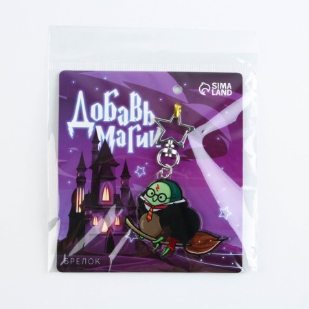 Acrylic key a keychain "Add magic", 6 x 5.4 cm-9