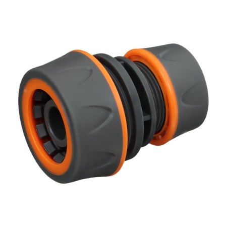 The coupling is transitional, for hoses 1/2 "(12 mm) and 3/4" (19 mm), a cane compound, rubberized plastic, Greengo-1