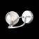 Wall lamp ST LUCE. SL1502.101.01. Legatezza. 1x5 W, G9, 4000K, 189 LM, 11.8x16.9 cm, chromium color