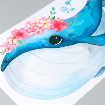 Sticker Plastic Interior color "Flower Venochka" 40x60 cm-2