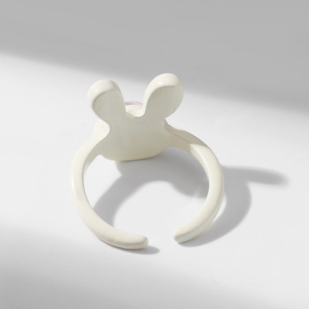 Ring "Montrustrik" Hare, the color is white, dimensionless-2