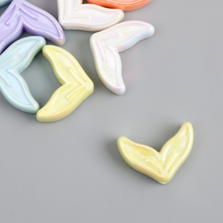 Busina for creativity plastic "Fish tail. Purumatic gloss" mix 0.8x2x2.9 cm-2