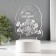 Lamp "You cannot give up" Led RGB from the Risalux network