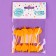 Pumpkin skewers, 12 pieces in a set, orange color