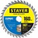 Disk STAYER 3682-160-20-36_z01, on wood, accurate cut, 36t, 160 x 20/16 mm