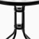 Set of garden furniture: 2 chairs + table, dark brown