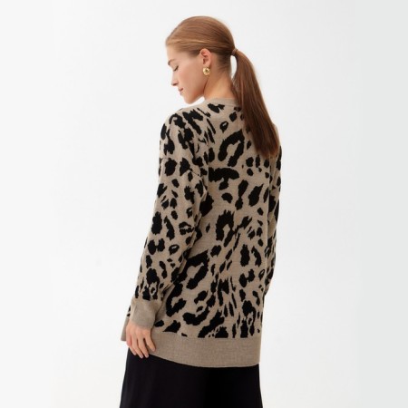 Jumper female minku leo ​​beige color, rr 46-3
