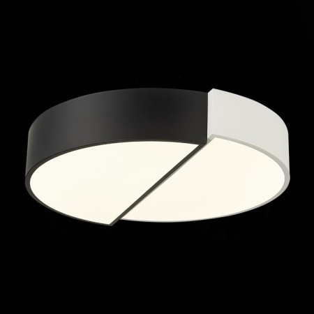 Ceiling EVOLUCE lamp. Sle200642-01. Meta. 1x36 W, LED, 3000K/4000k/6000k, 2160 LM, 50x50x10 cm, white, black color-1