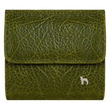 Wallet on the button, a map for maps (3)/coins/bill, swamp color 10.2x9.5x3cm