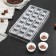Konfinetta chocolate form "Sunrise", 27.5 × 17.5 × 2.5 cm, 21 cells (2.5 × 2.5 × 1 cm)