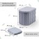 Folding toilet, 12 disposable packets, 12 absorbent packages, bag, Greengo