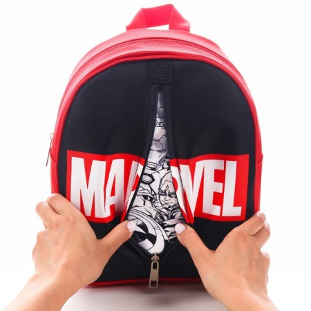 Baby backpack, on a zipper, 23 cm x 10 cm x 27 cm "Super-heroes", Avengers-1