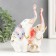Souvenir Ceramics "Two Elephants with Heart" Rhges mix 16x13x7 cm