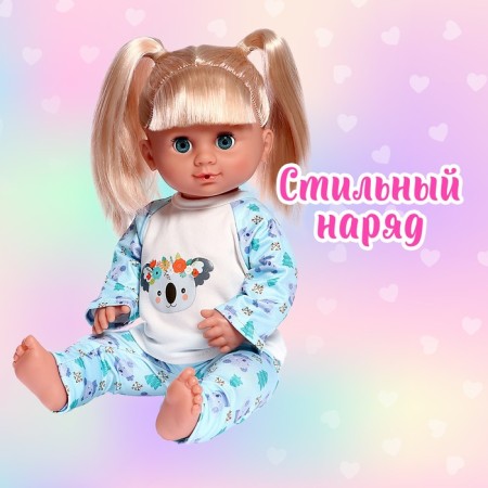 Pajamas for dolls 40-44 cm, 2 things, textiles, on Velcro-2