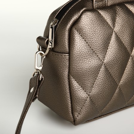 Women's bag with lightning, bronze color-3