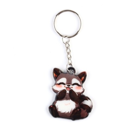 Key keychain "Red Panda", 3.5 x 4.1 cm-2