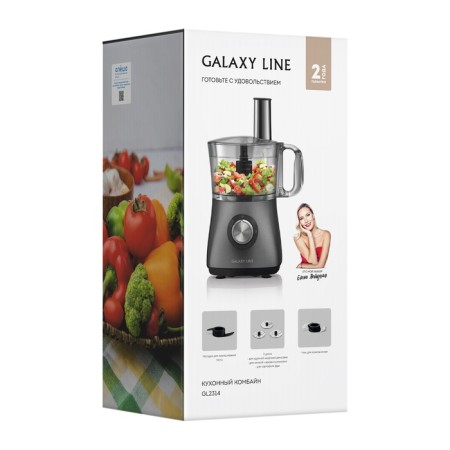 Galaxy Line Gl 2314, 1000 W, 1.2 l, 2 speeds, pulse mode, gray, gray-8