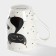Porcelain shade "Kotik", 350 ml, white color