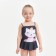 Children's swimsuit KAFTAN "Cat", height 110-116 (32), black