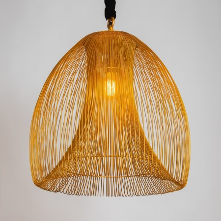 Ceiling lamp "Flop" Golden 1x40W, E27, 60x60x72 cm-3