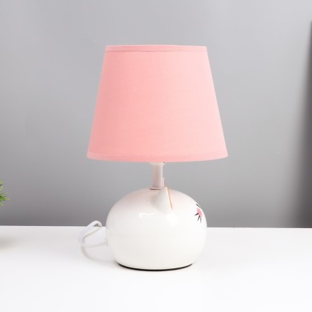 Board lamp "Kisa" E14 40W white-pink 17x17x27 cm Risalux-6