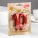 Candle in the cake jubilee "line", number 10, red metallic, 8cm