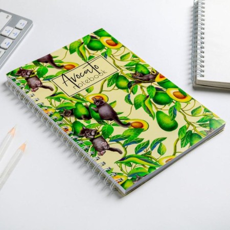 Diary Avocato Notebook, A5, 60 sheets-1