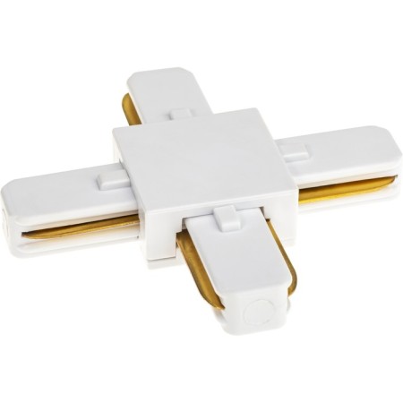 Connector Track-hide for connecting the tire pipeline X-shaped hard Artline plastic/copper BEL 59749 4-1