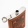 Flask for alcohol and water, 270 ml, "real man", stainless steel, gift, 9 oz