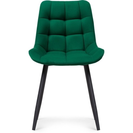 SHELS on a metal frame Chelsea Metal/velor, black/green 50x60x80 cm-1