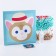 Application with pompom "cat" size - 20 × 20 cm, glue 30 ml