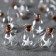 Garland “thread” 1.6 m with nozzles “Balls with a star”, IP20, silver thread, 15 LED, glow of multi, Aah2