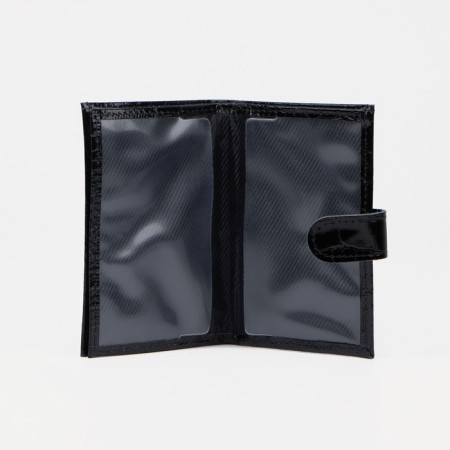 Cover for autoDocations and passports on the button, department for bills, black color-3