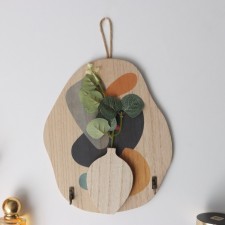 Hooks decorative wood 