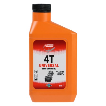 Four -stroke Country Semosynthetic SAE 10W40 SJ/CF, 0.5 liters