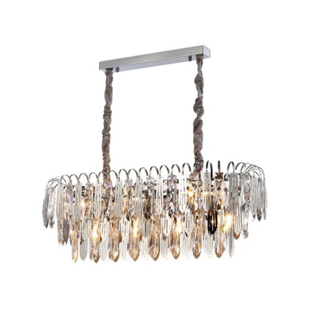 Crystal chandelier with Ambrella Light, Traditional, Tr5259, E27, Chromium color-3
