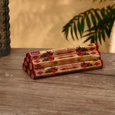 Incense "tulasi" 20 fragrances of honey and cinnamon-1